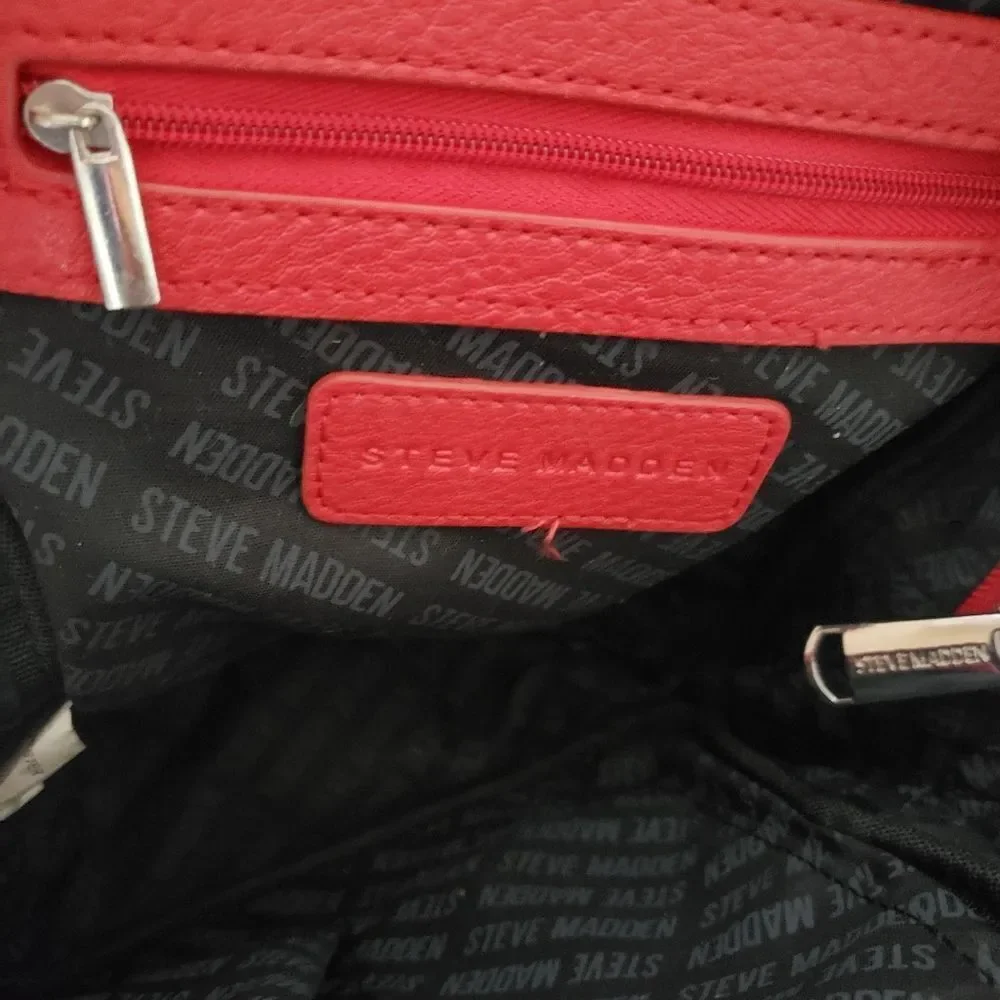 Steve Madden Red Mini Backpack  - Picture 7 of 7